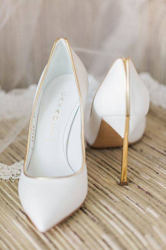 مدل های زیبا و لاکچری کفش سفید مخصوص عروس