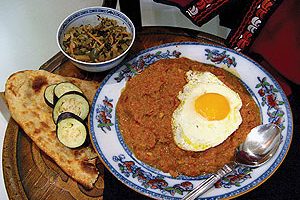 روش تهیه میرزاقاسمی غذای خوشمزه شمالی
