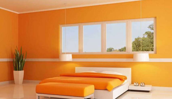عکس های زیبا از دکوراسیون سفید و نارنجی عکس های زیبا از دکوراسیون سفید و نارنجی