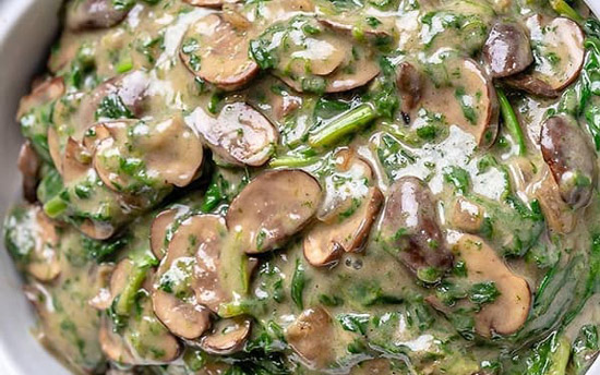روش تهیه ریزوتو اسفناج و قارچ