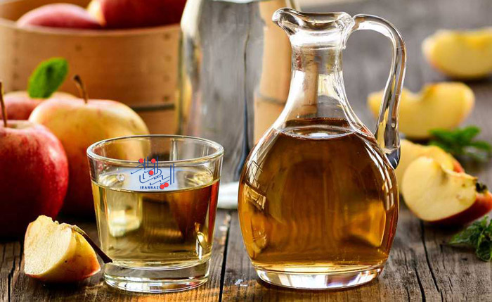 محلول سرکه سیب به همراه روغن زیتون