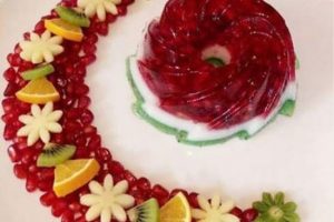 عکس تزیین ژله شب یلدا | زیباترین مدل های تزیین ژله برای شب یلدا 1400