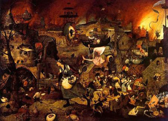 25 نقاشی ترسناک و وحشت انگیز در جهان