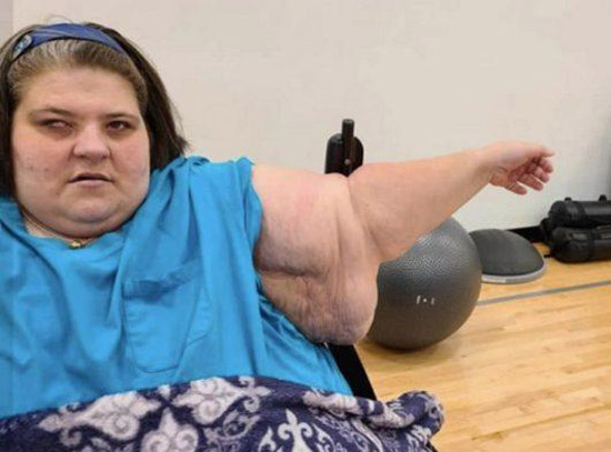 ماجرای عاشقانه چاق ترین زن دنیا + عکس