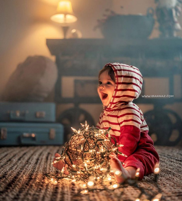 کارت پستال ، عکس های زیبای پدر از دختر و پسرش