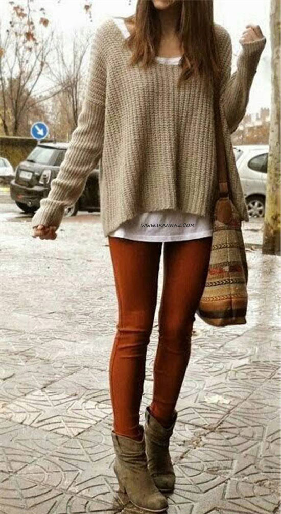 ژاکت (پلیور) های سایز بزرگ با لگ ، پنج لباس خانگی که هر زنی باید داشته باشد