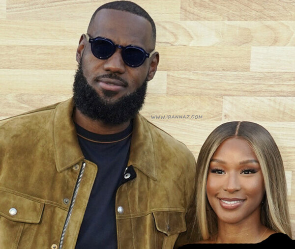 لبران جیمز - LeBron James و همسرش ساوانا
