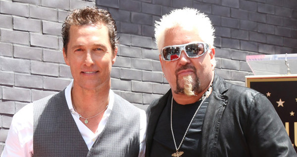 6. متیو مک کانهی - Matthew McConaughey و گای فیری - Guy Fieri ، رابطه های باورنکردنی سلبریتی ها
