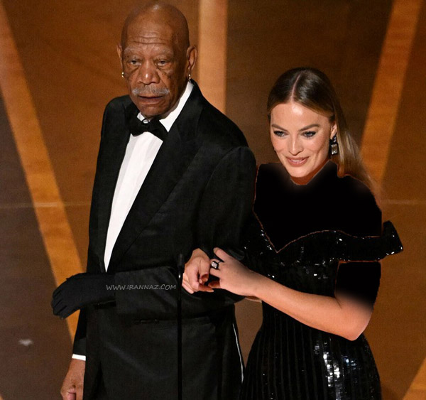 مورگان فریمن - Morgan Freeman با دستکش مشکی