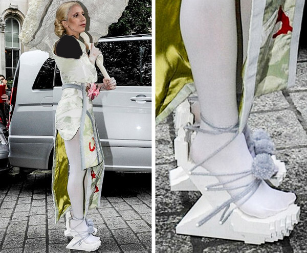 تیپی که از ژاپنی ها الهام گرفته ، کفش های عجیب و غریب لیدی گاگا - Lady Gaga