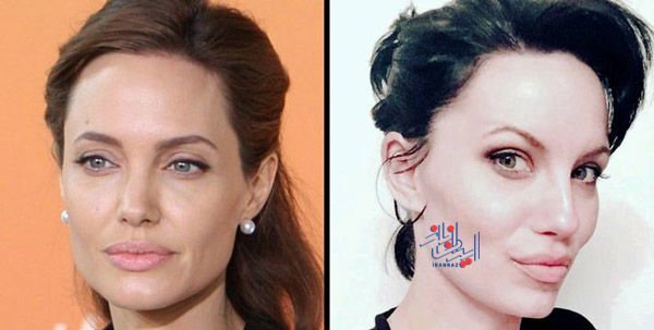 شباهت ملیسا بیزن به آنجلینا جولی - Angelina Jolie ، شباهت عجیب این افراد به سلبریتی ها و بازیگران