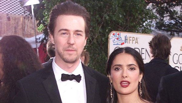 سلما هایک و ادوارد نورتون - Salma Hayek and Edward Norton ، این افراد مشهور قبلا با هم ازدواج کرده بودند