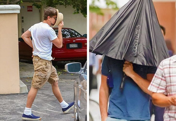 لئوناردو دی کاپریو - Leonardo DiCaprio ، رفتار عجیب بازیگران و سلبریتی ها در مقابل دوربین عکاسان