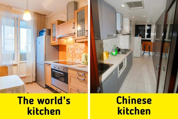 در چین شما نمی توانید در آشپزخانه غذا بخورید
