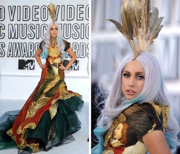 لیدی گاگا - Lady Gaga در مراسم جایزه موزیک ویدئوی ام تی وی