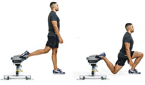 اسکات بلغاری Bulgarian split squat