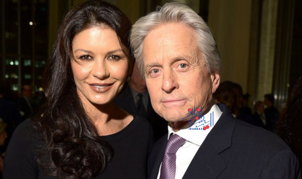 مایکل داگلاس - Michael Douglas با همسرش کاترین زیتا جونز - Catherine Zeta-Jones