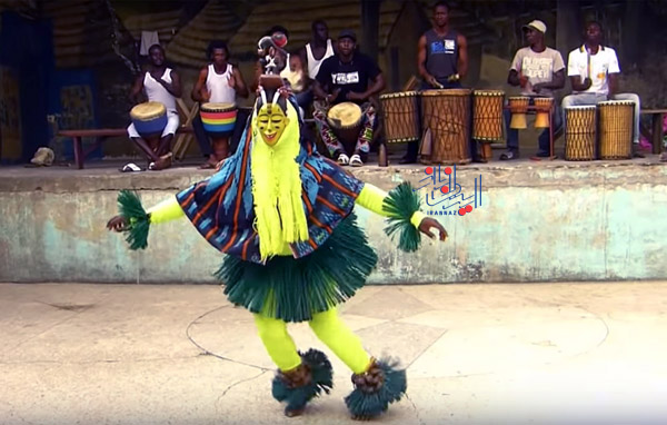 Zaouli dance - زائولی رقص سنتی مردم گورو - Guro در ساحل عاج غرب آفریقا