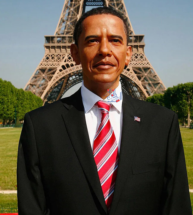 مجسمه باراک اوباما - Barack Obama ، عکس های بدترین مجسمه های افراد مشهور و بازیگران