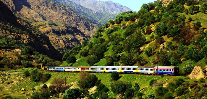 مسیر قطار رشت تهران ، The train route of Rasht Tehran is the most beautiful railway in Iran