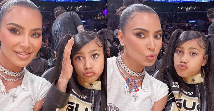 نورث وست و مادرش ، North West's and his mother