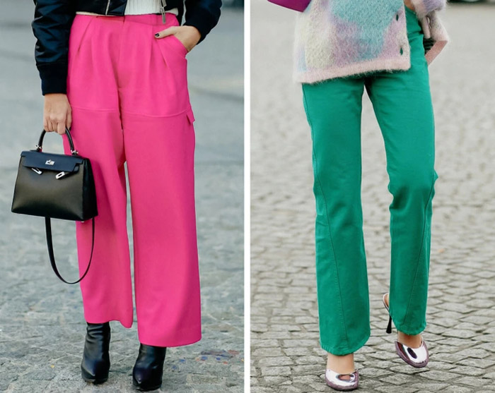شلوارهای رنگ روشن - Light colored pants