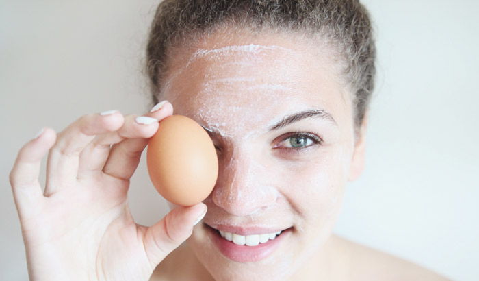 ماسک سفیده تخممرغ - Egg white mask