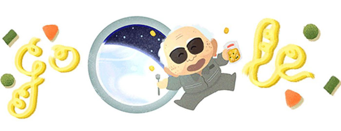نودل در فضا ، لوگو گوگل