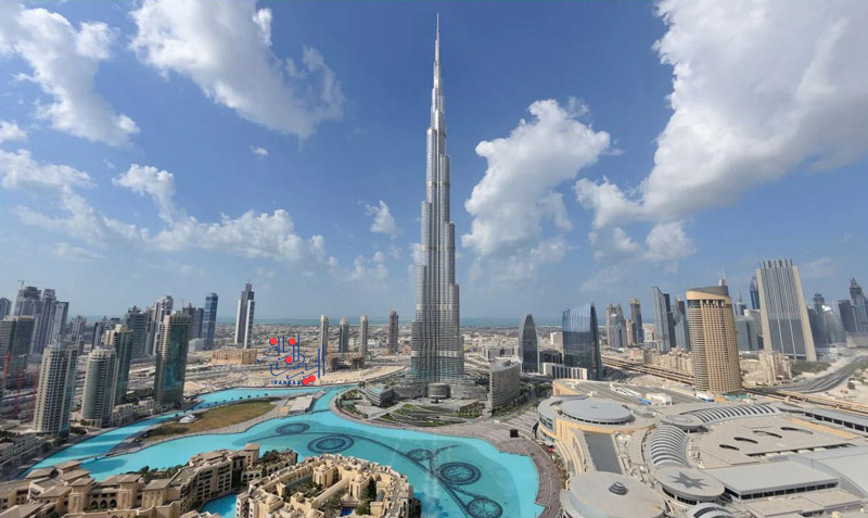 برج خلیفه، دبی امارات ، ساختمان های مشهور با طراحی خاص از رده 1 تا 20 جهان