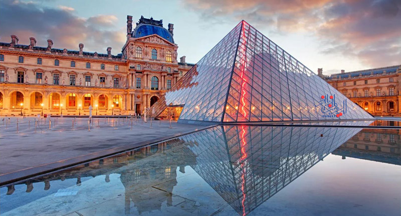 موزه لوور، پاریس فرانسه ، ساختمان های مشهور و معروف جهان با طراحی های خاص