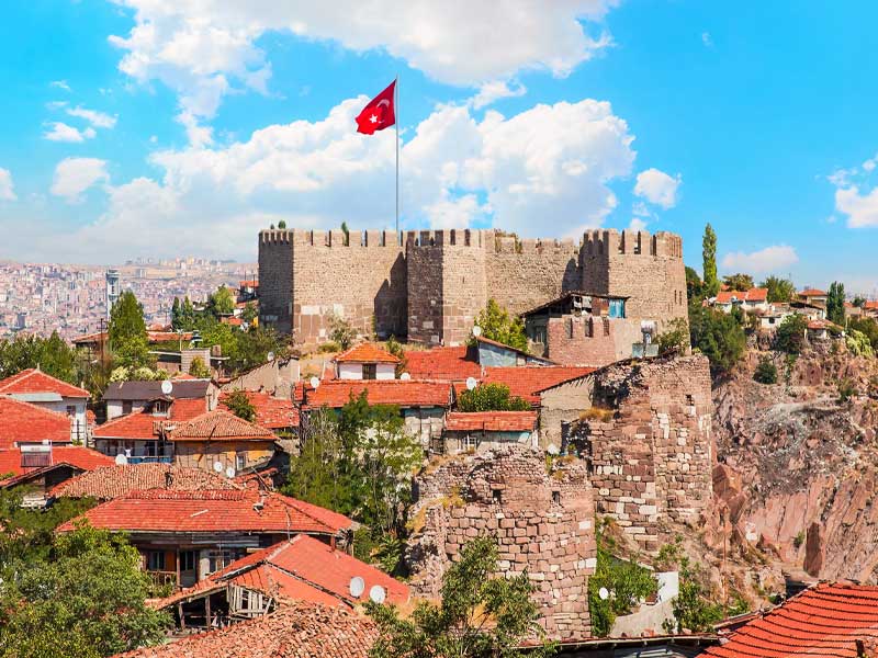 قلعه آنکارا ترکیه، یکی از تاریخی‌ترین بناهای ترکیه!