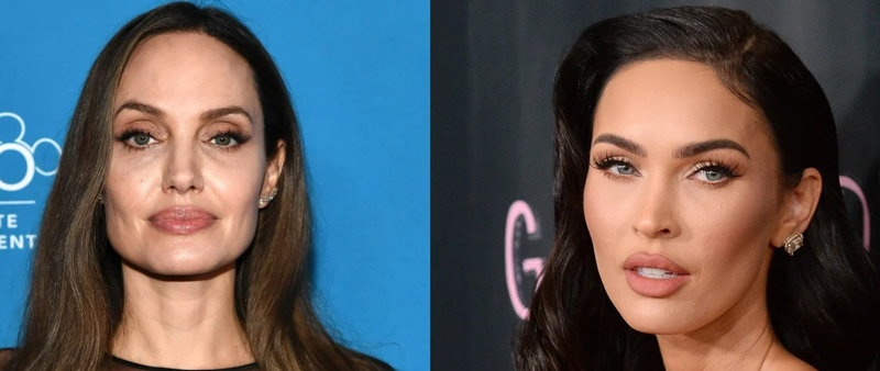 آنجلینا جولی و مگان فاکس - Angelina Jolie and Megan Fox ، افراد مشهوری که به طرز عجیبی شبیه هم هستند
