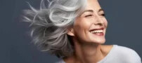 مدل موهای جدید برای خانم هایی با موی سفید