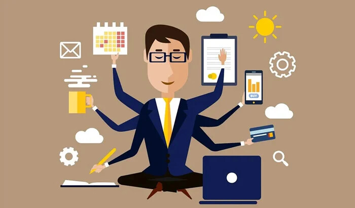 چند کار را با هم انجام دادن