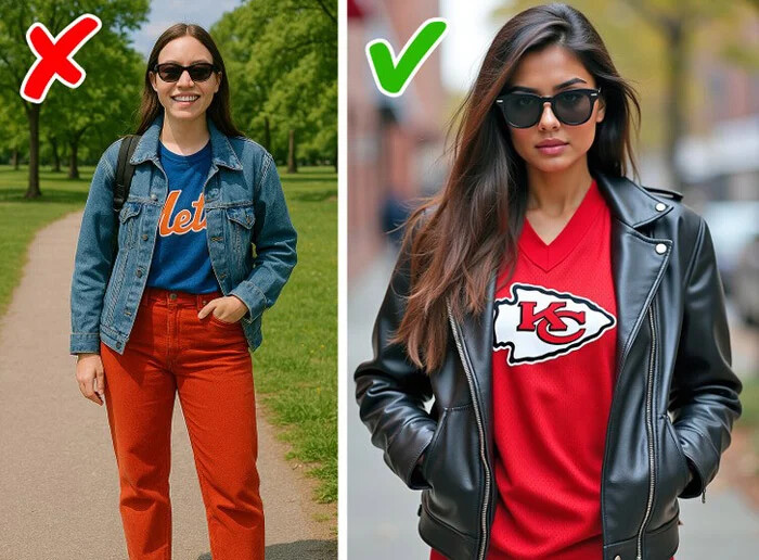 جنس های مختلف انتخاب کنید ، قوانین استایل کردن با تی شرت های ورزشی زنانه