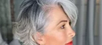 مدل های گوشواره برای ست با موهای خاکستری
