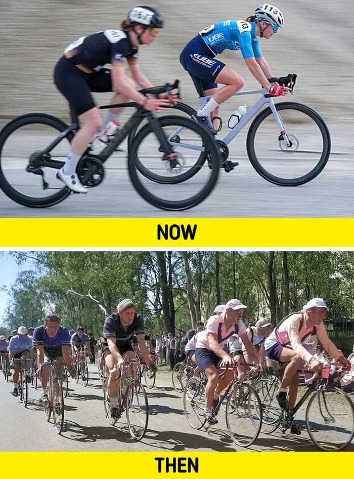 دوچرخه سواری (Cycling) ، تغییرات جالب برخی از ورزش ها از گذشته تا امروز