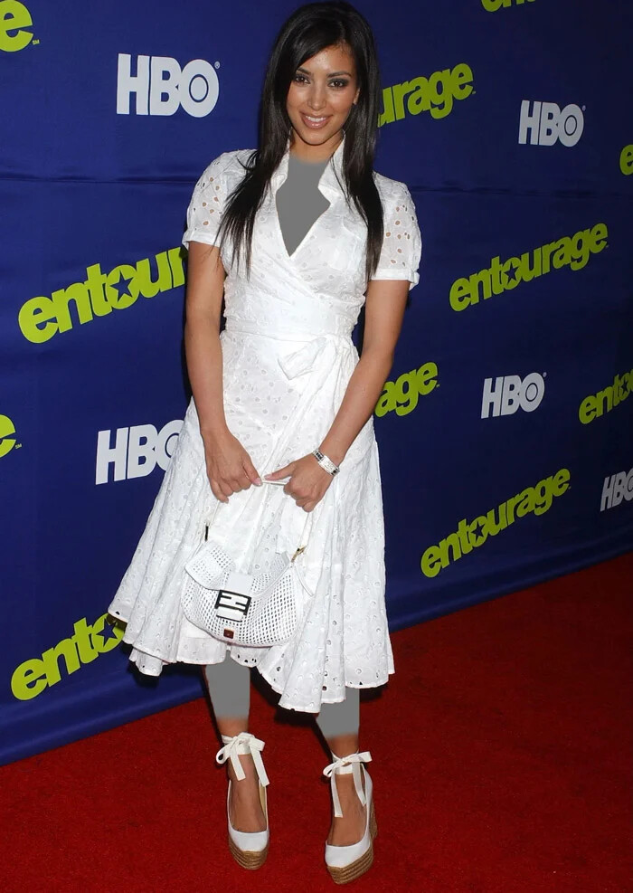 Kim Kardashian shoe model