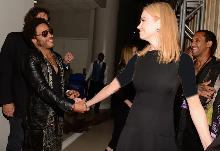 Nicole Kidman & Lenny Kravitz
