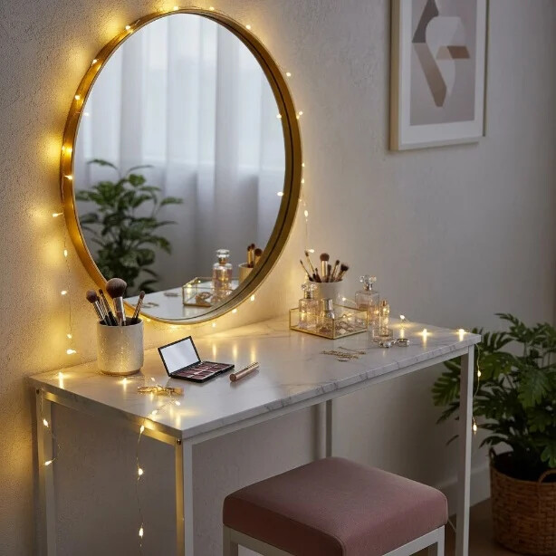 ریسه خوشه ای برای میز ارایش