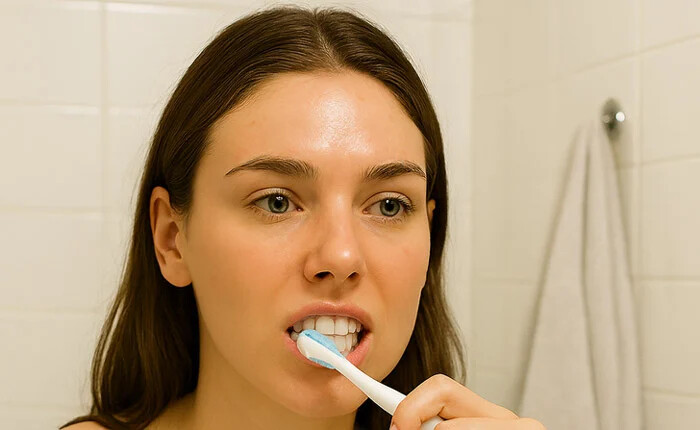 مسواک کردن پس از شست و شوی صورت ، عادت های شست و شوی صورت که به پوست صورت آسیب می زنند