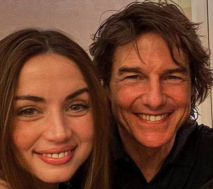 Emilia Jones and Tom Cruise
