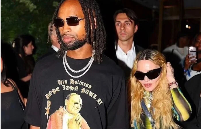 Madonna and Akeem Morris