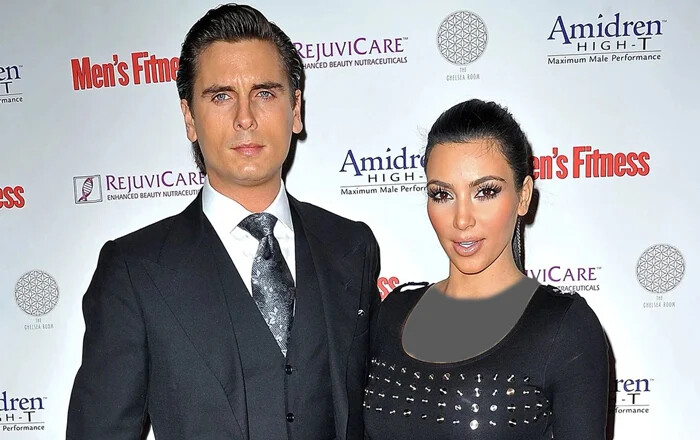 Kim Kardashian and Scott Disick