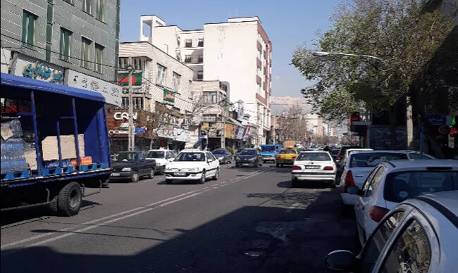 خیابان بنی هاشم بورس شیرآلات