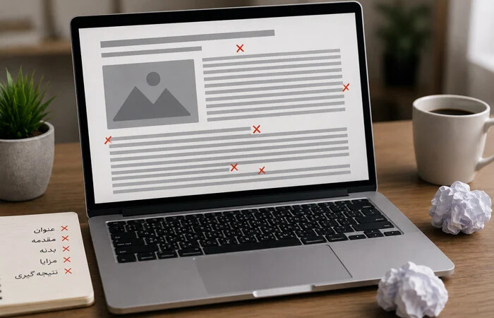 نداشتن ساختار مناسب