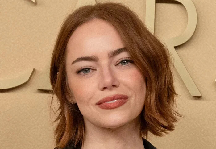 اما استون (Emma Stone) ، مدل موهای مناسب صورت های گرد با الهام از سلبریتی ها