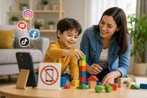 چگونه کودکان را از گوشی موبایل دور کنیم؟ (ترفندهای عملی + معرفی 5 بازی فکری جذاب)