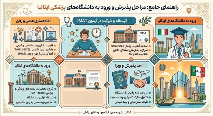 از پیزا و پیتزا تا روپوش سفید! راهنمای تحصیل پزشکی در ایتالیا