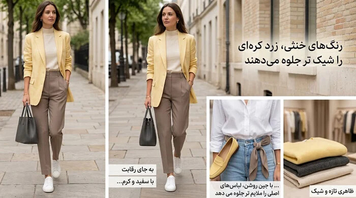 رنگ های خنثی، زرد کره ای را شیک تر جلوه می دهند